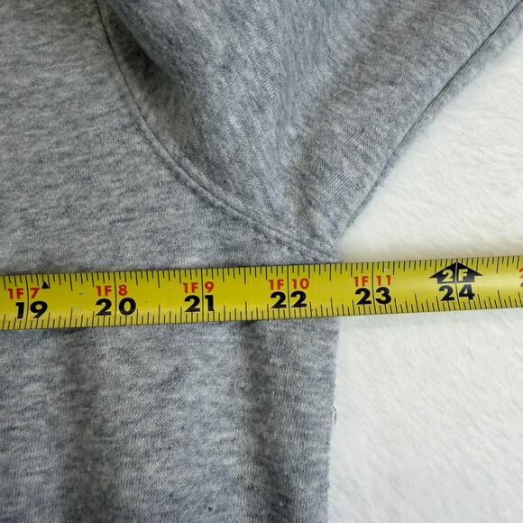 Goodfellow & Co Probably Late For Something Gray Unisex Sweatshirt Size Large - Picture 7 of 9